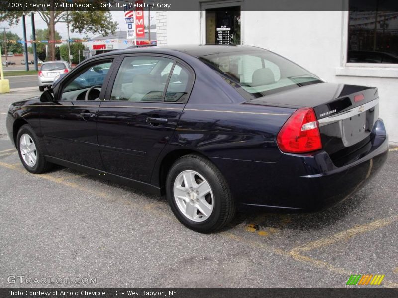 Dark Blue Metallic / Gray 2005 Chevrolet Malibu Sedan