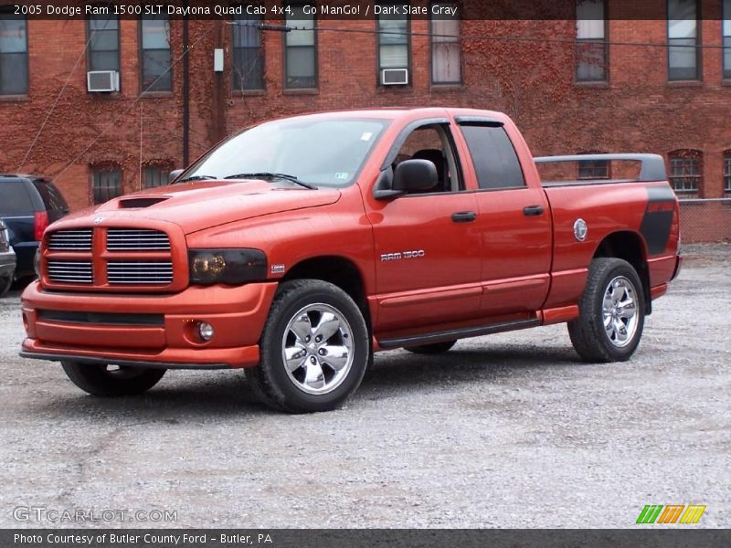 Go ManGo! / Dark Slate Gray 2005 Dodge Ram 1500 SLT Daytona Quad Cab 4x4