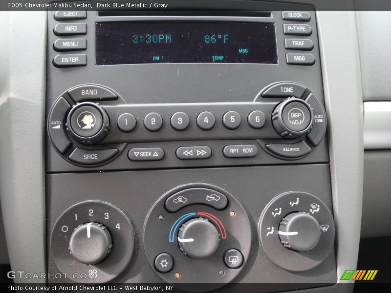 Dark Blue Metallic / Gray 2005 Chevrolet Malibu Sedan
