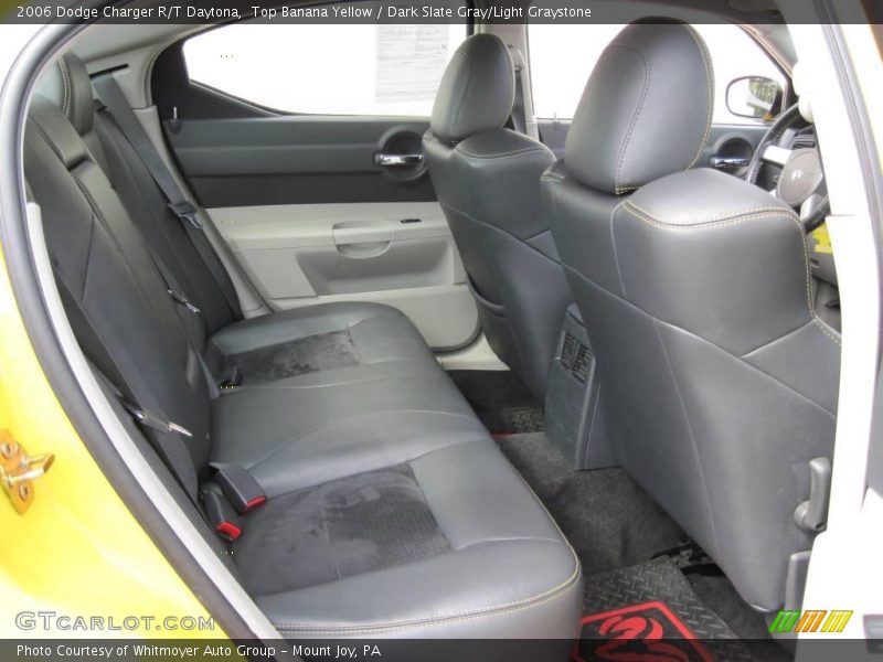 Top Banana Yellow / Dark Slate Gray/Light Graystone 2006 Dodge Charger R/T Daytona