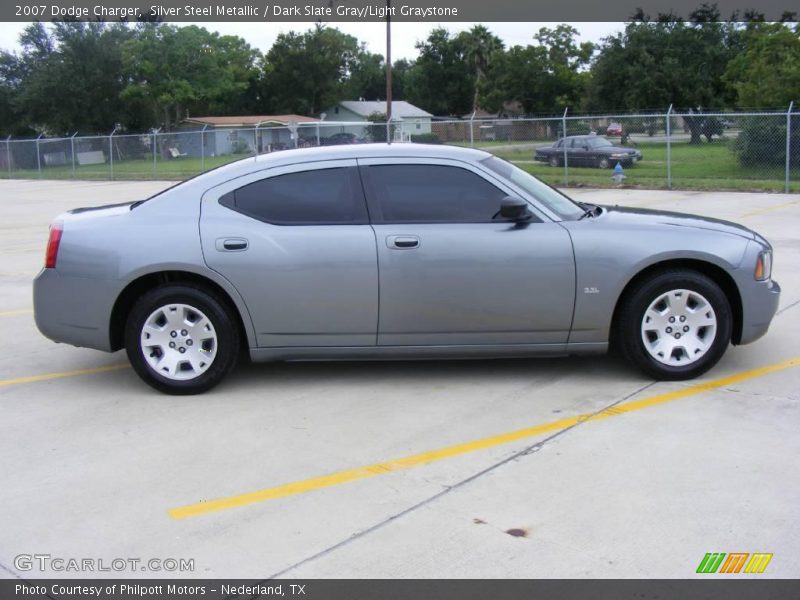 Silver Steel Metallic / Dark Slate Gray/Light Graystone 2007 Dodge Charger