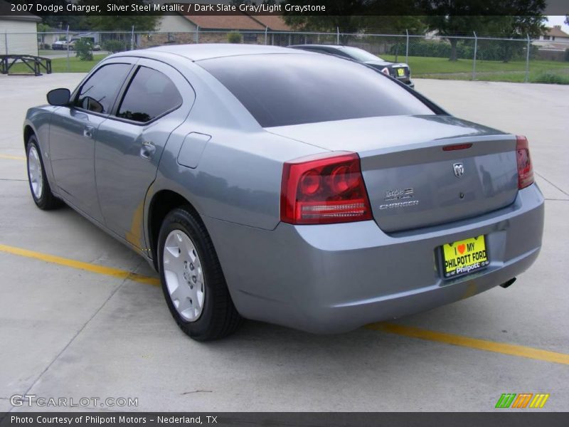 Silver Steel Metallic / Dark Slate Gray/Light Graystone 2007 Dodge Charger