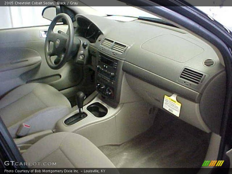 Black / Gray 2005 Chevrolet Cobalt Sedan