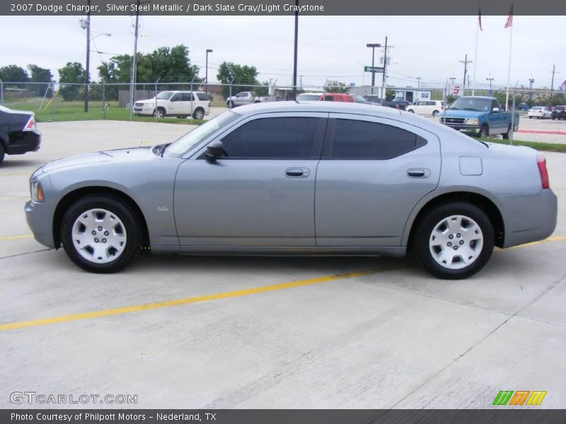 Silver Steel Metallic / Dark Slate Gray/Light Graystone 2007 Dodge Charger