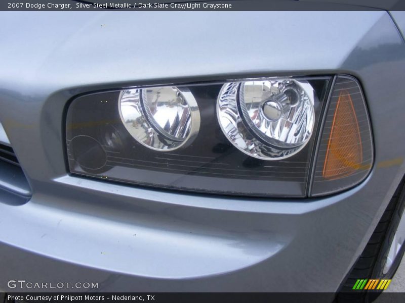 Silver Steel Metallic / Dark Slate Gray/Light Graystone 2007 Dodge Charger