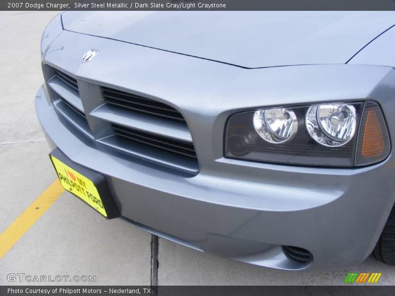 Silver Steel Metallic / Dark Slate Gray/Light Graystone 2007 Dodge Charger