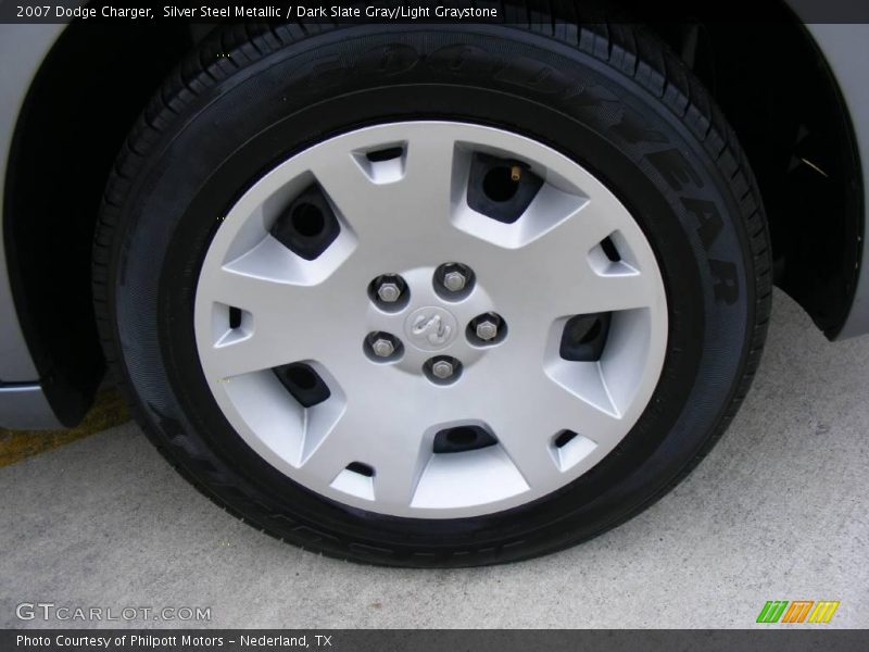 Silver Steel Metallic / Dark Slate Gray/Light Graystone 2007 Dodge Charger