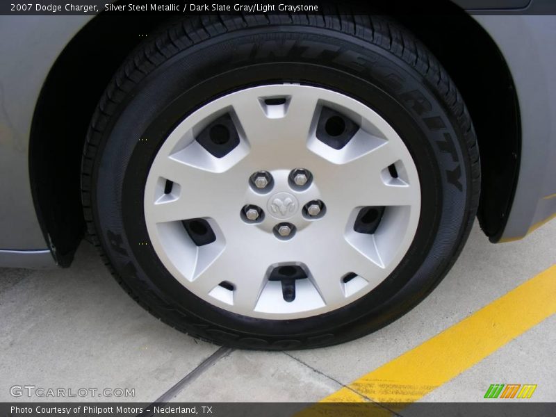 Silver Steel Metallic / Dark Slate Gray/Light Graystone 2007 Dodge Charger