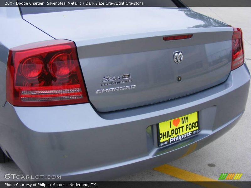 Silver Steel Metallic / Dark Slate Gray/Light Graystone 2007 Dodge Charger