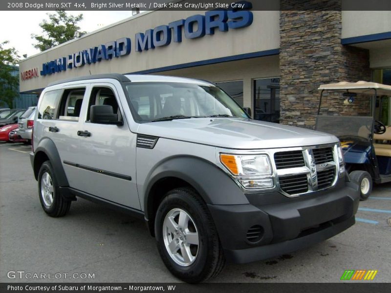 Bright Silver Metallic / Dark Slate Gray/Light Slate Gray 2008 Dodge Nitro SXT 4x4