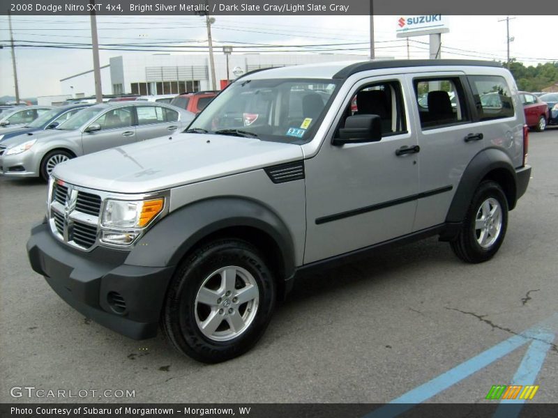 Bright Silver Metallic / Dark Slate Gray/Light Slate Gray 2008 Dodge Nitro SXT 4x4