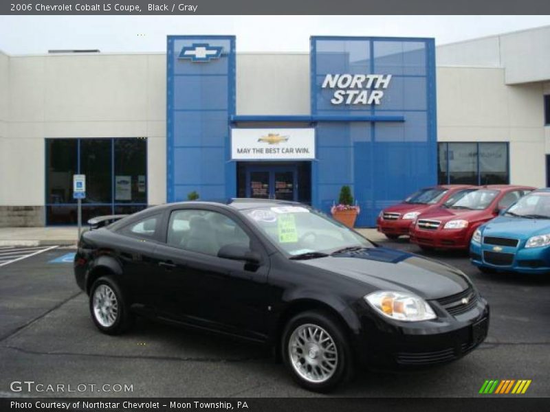 Black / Gray 2006 Chevrolet Cobalt LS Coupe