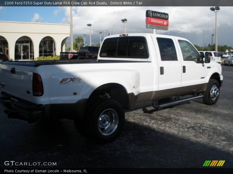 Oxford White / Tan 2006 Ford F350 Super Duty Lariat FX4 Crew Cab 4x4 Dually