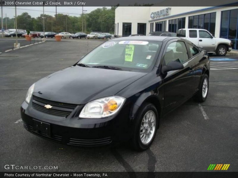 Black / Gray 2006 Chevrolet Cobalt LS Coupe