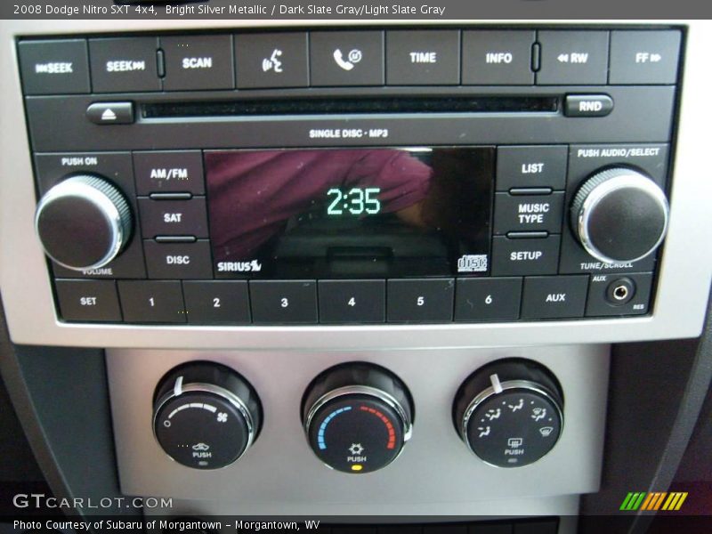 Bright Silver Metallic / Dark Slate Gray/Light Slate Gray 2008 Dodge Nitro SXT 4x4