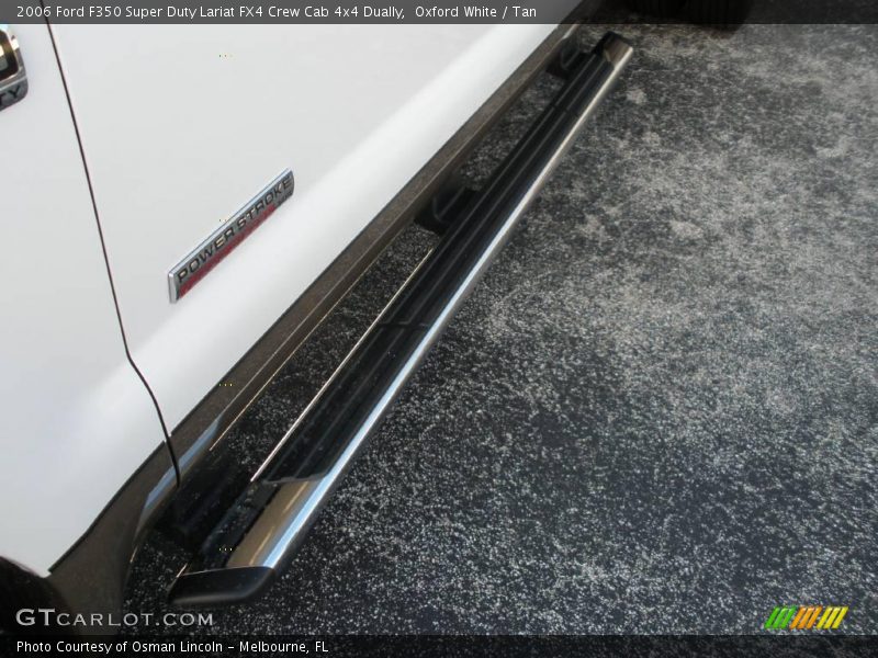 Oxford White / Tan 2006 Ford F350 Super Duty Lariat FX4 Crew Cab 4x4 Dually