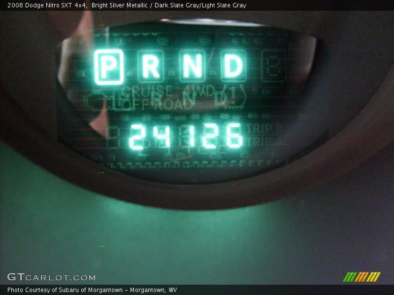 Bright Silver Metallic / Dark Slate Gray/Light Slate Gray 2008 Dodge Nitro SXT 4x4