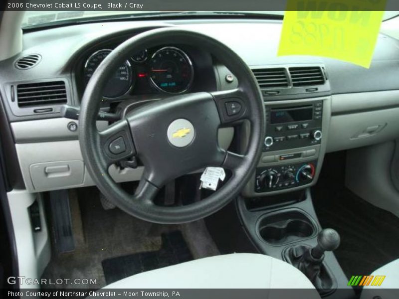 Black / Gray 2006 Chevrolet Cobalt LS Coupe