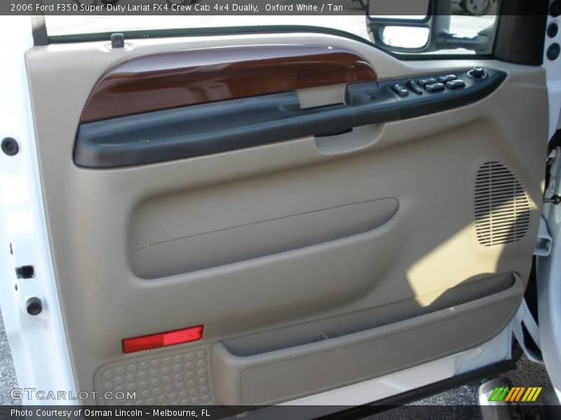 Oxford White / Tan 2006 Ford F350 Super Duty Lariat FX4 Crew Cab 4x4 Dually