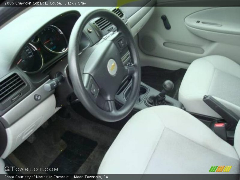 Black / Gray 2006 Chevrolet Cobalt LS Coupe
