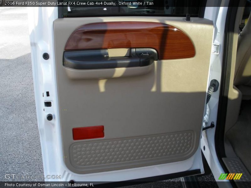 Oxford White / Tan 2006 Ford F350 Super Duty Lariat FX4 Crew Cab 4x4 Dually
