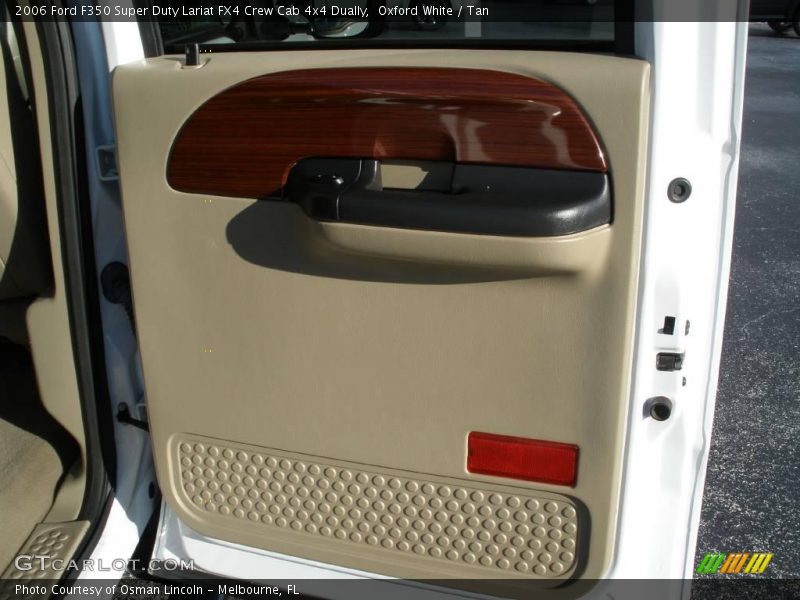 Oxford White / Tan 2006 Ford F350 Super Duty Lariat FX4 Crew Cab 4x4 Dually