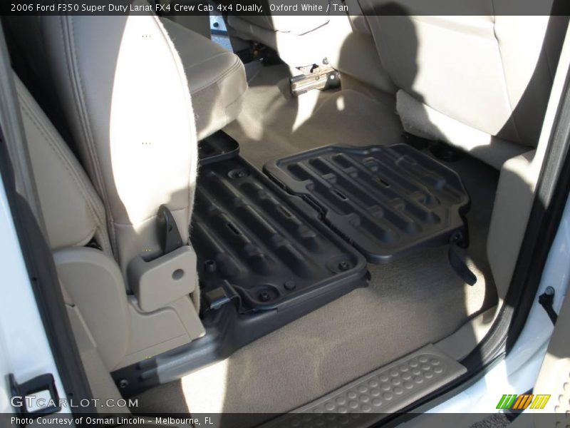 Oxford White / Tan 2006 Ford F350 Super Duty Lariat FX4 Crew Cab 4x4 Dually