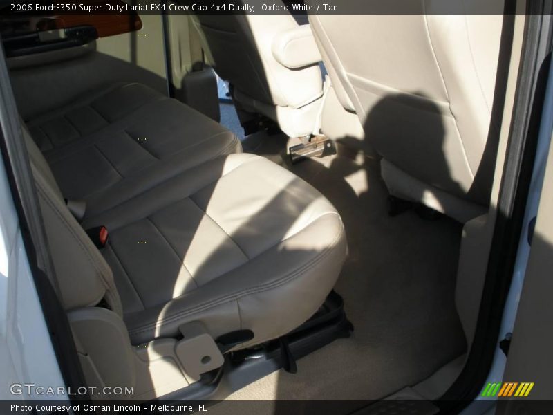 Oxford White / Tan 2006 Ford F350 Super Duty Lariat FX4 Crew Cab 4x4 Dually