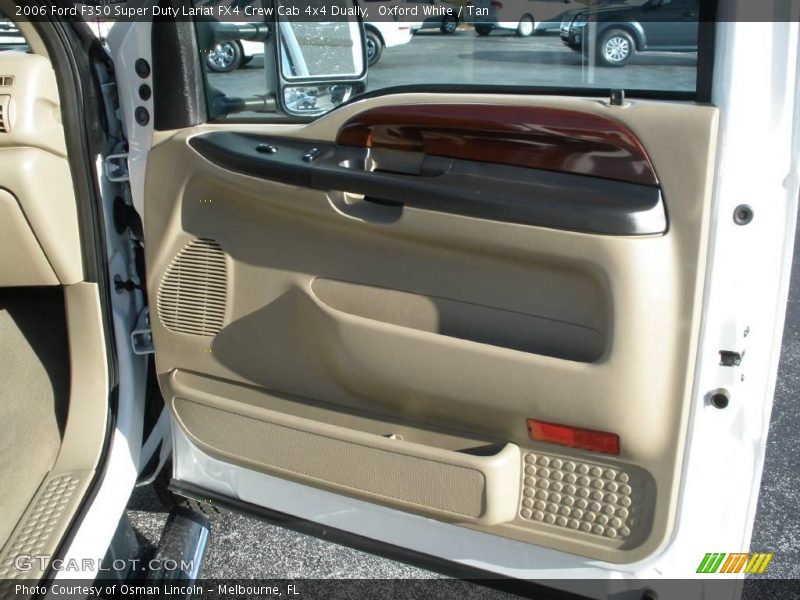 Oxford White / Tan 2006 Ford F350 Super Duty Lariat FX4 Crew Cab 4x4 Dually