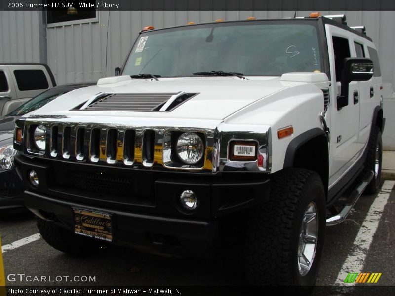 White / Ebony 2006 Hummer H2 SUV