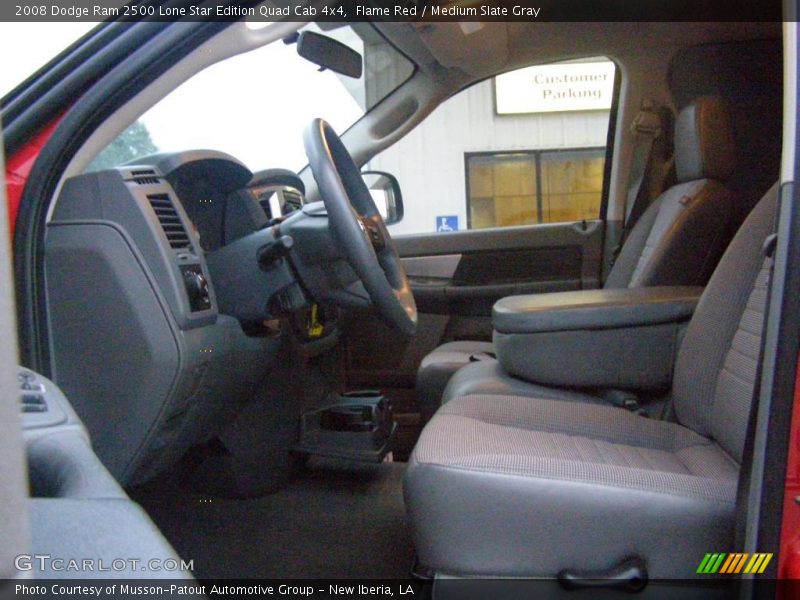 Flame Red / Medium Slate Gray 2008 Dodge Ram 2500 Lone Star Edition Quad Cab 4x4