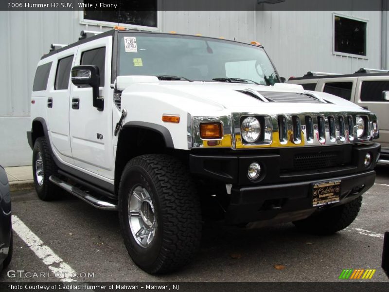 White / Ebony 2006 Hummer H2 SUV