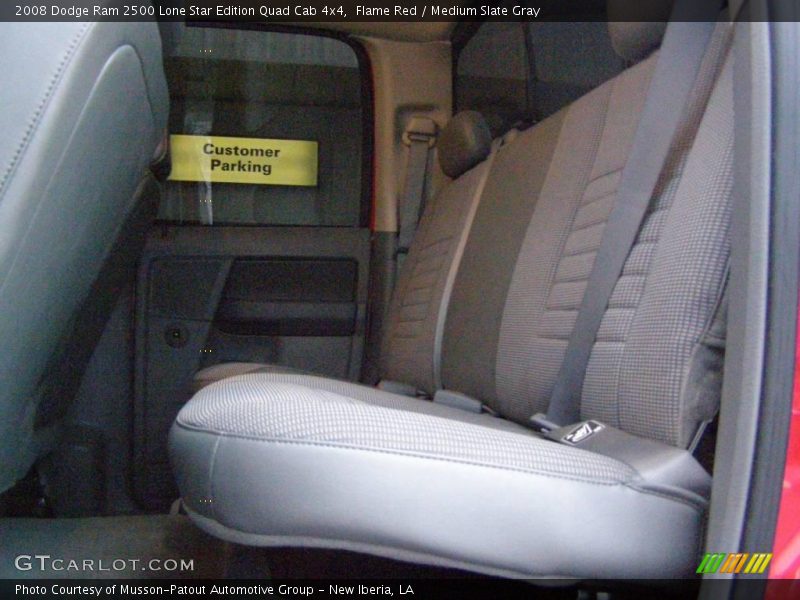 Flame Red / Medium Slate Gray 2008 Dodge Ram 2500 Lone Star Edition Quad Cab 4x4