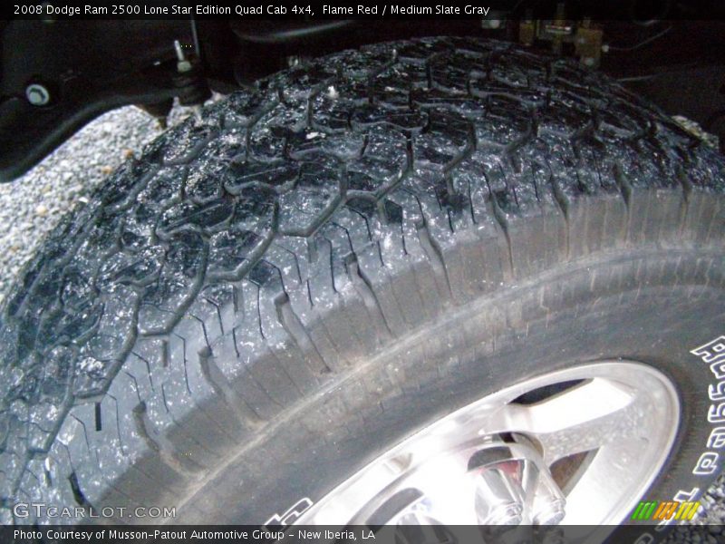 Flame Red / Medium Slate Gray 2008 Dodge Ram 2500 Lone Star Edition Quad Cab 4x4
