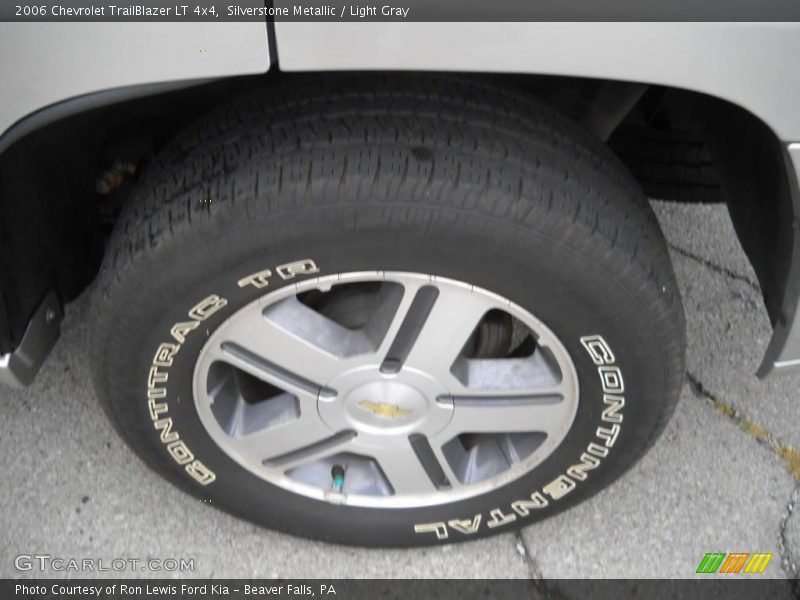 Silverstone Metallic / Light Gray 2006 Chevrolet TrailBlazer LT 4x4
