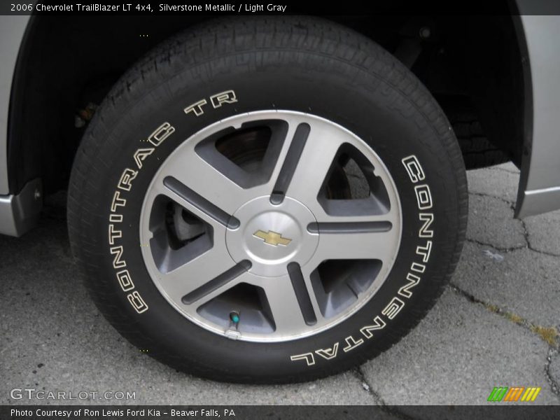 Silverstone Metallic / Light Gray 2006 Chevrolet TrailBlazer LT 4x4