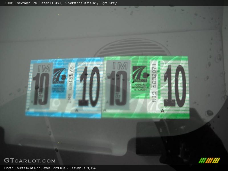 Silverstone Metallic / Light Gray 2006 Chevrolet TrailBlazer LT 4x4