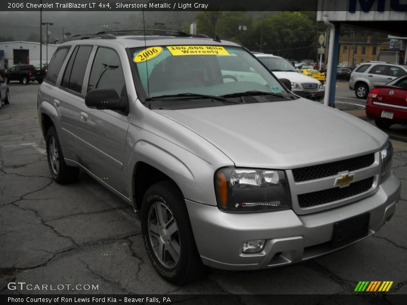 Silverstone Metallic / Light Gray 2006 Chevrolet TrailBlazer LT 4x4