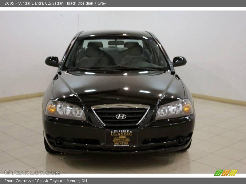 Black Obsidian / Gray 2005 Hyundai Elantra GLS Sedan