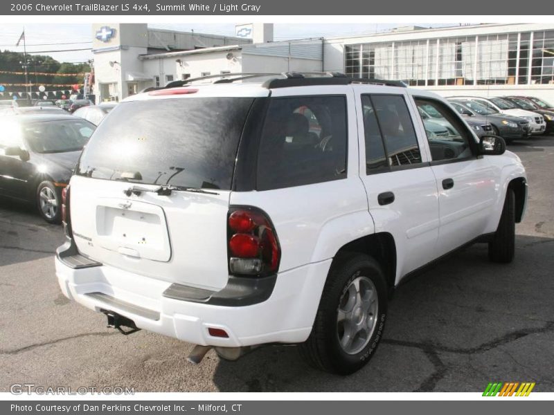 Summit White / Light Gray 2006 Chevrolet TrailBlazer LS 4x4