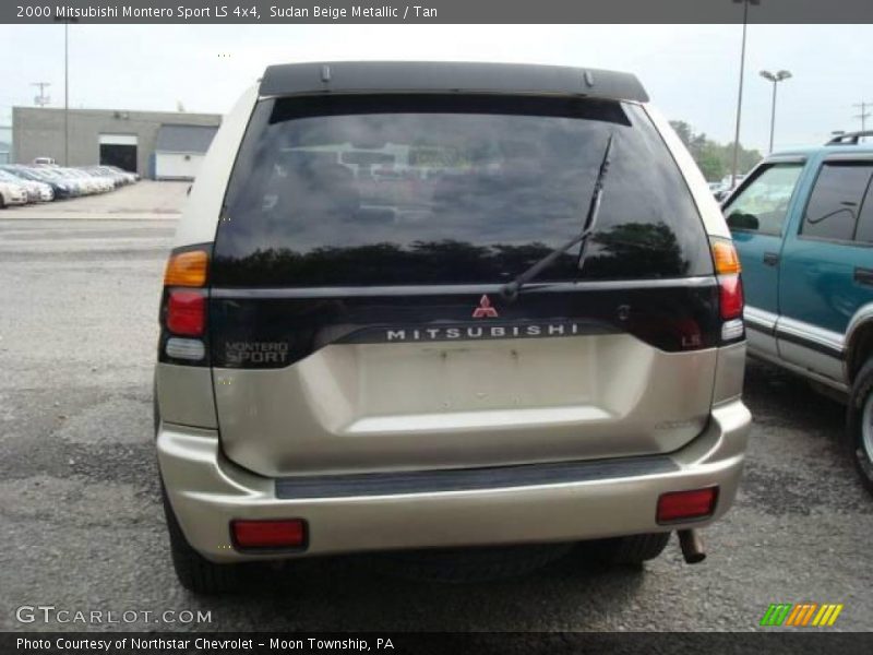 Sudan Beige Metallic / Tan 2000 Mitsubishi Montero Sport LS 4x4
