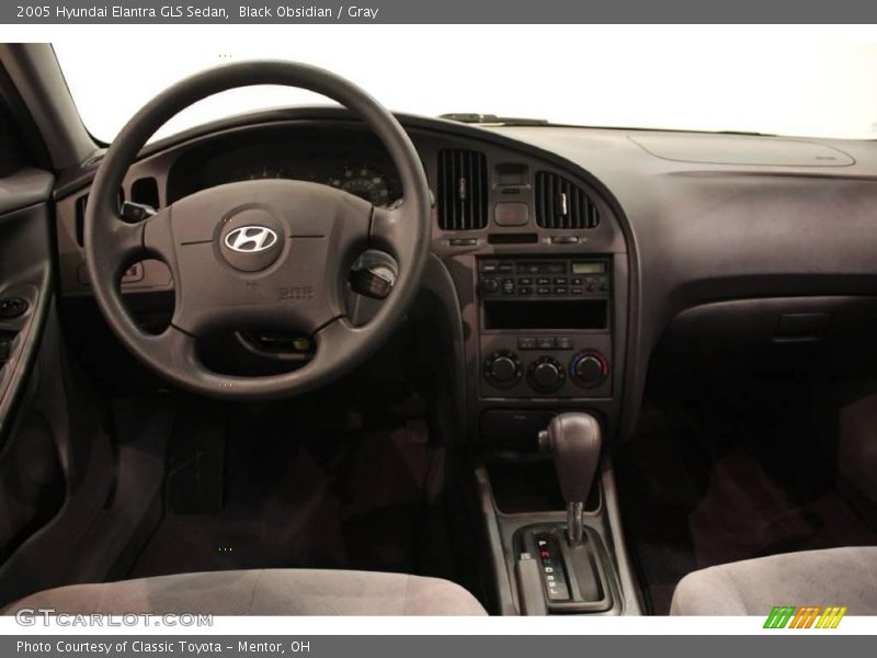 Black Obsidian / Gray 2005 Hyundai Elantra GLS Sedan