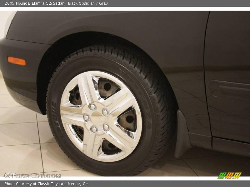 Black Obsidian / Gray 2005 Hyundai Elantra GLS Sedan