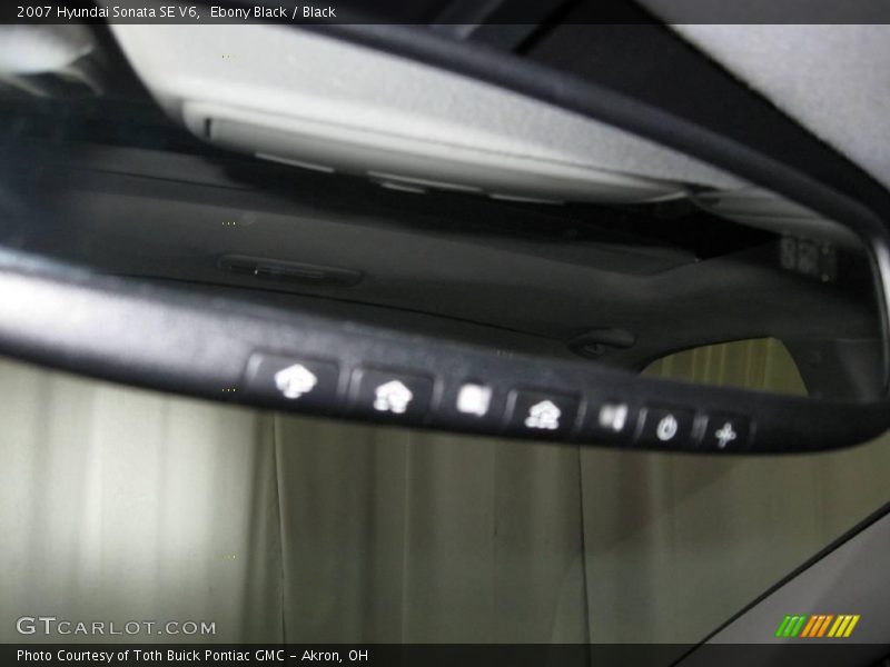 Ebony Black / Black 2007 Hyundai Sonata SE V6