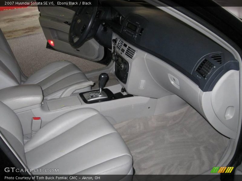 Ebony Black / Black 2007 Hyundai Sonata SE V6