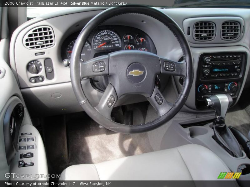 Silver Blue Metallic / Light Gray 2006 Chevrolet TrailBlazer LT 4x4