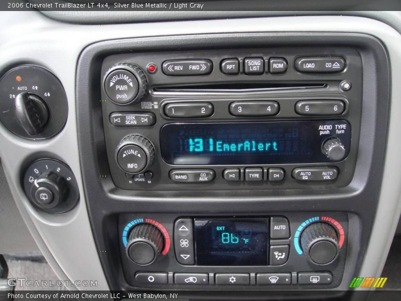 Silver Blue Metallic / Light Gray 2006 Chevrolet TrailBlazer LT 4x4