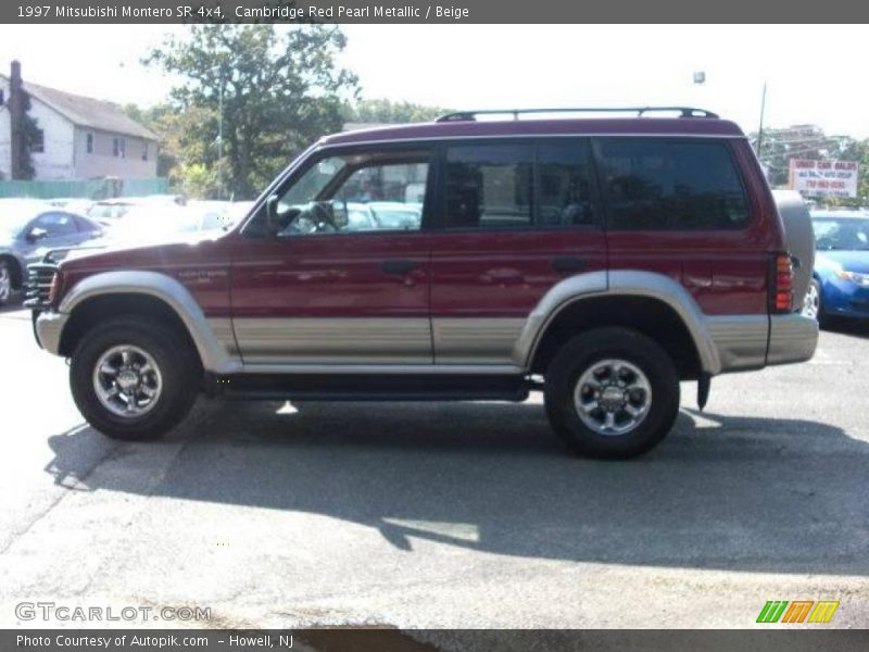 Cambridge Red Pearl Metallic / Beige 1997 Mitsubishi Montero SR 4x4