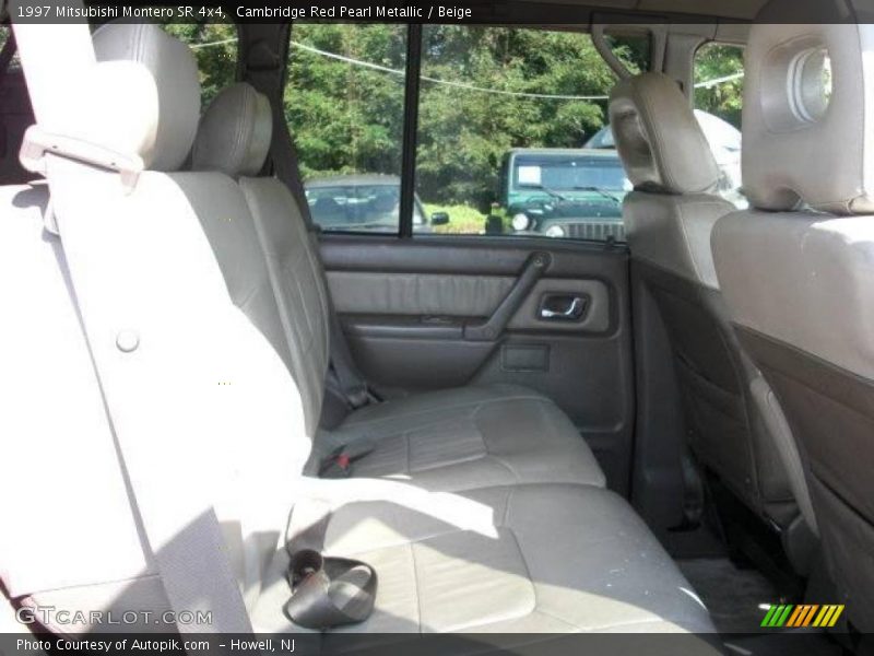 Cambridge Red Pearl Metallic / Beige 1997 Mitsubishi Montero SR 4x4
