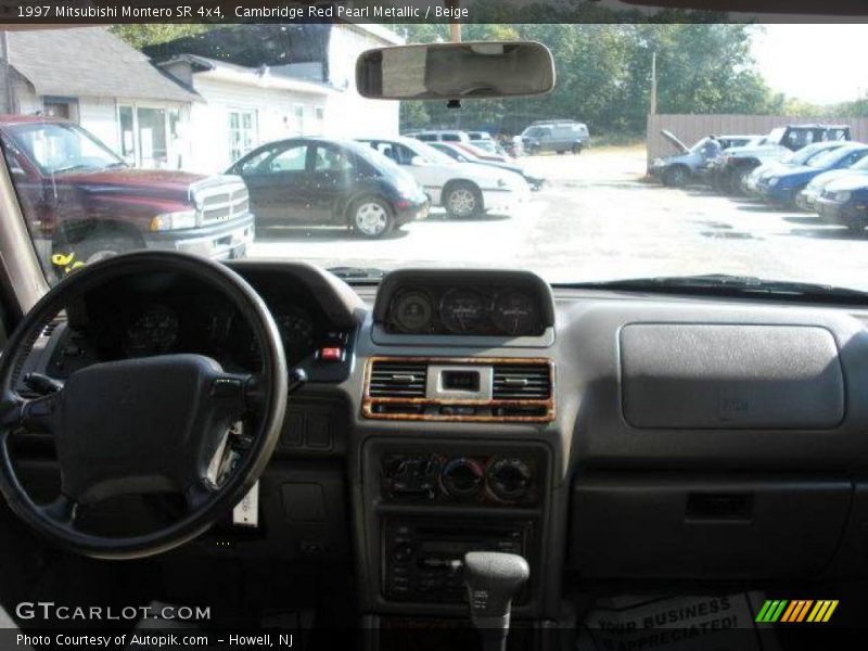 Cambridge Red Pearl Metallic / Beige 1997 Mitsubishi Montero SR 4x4